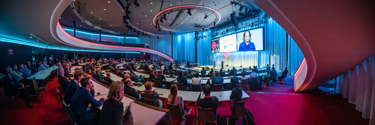 Christian Folini opening the 10th edition of the Swiss Cyber Storm conference